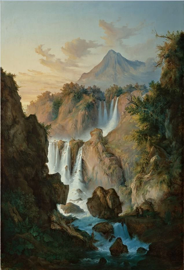 La cascata, 1850 c - Collezione Manodori, Reggio Emilia